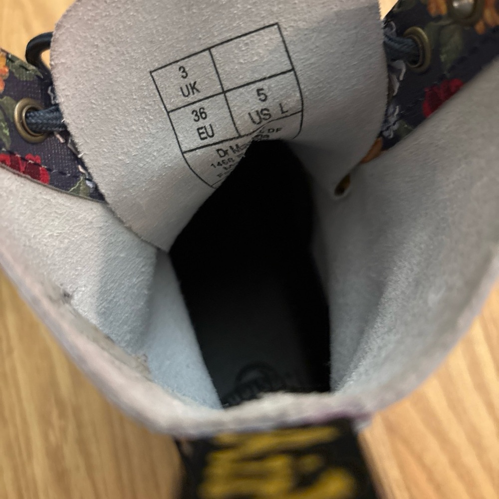 Dr. Martens leather floral boots - Picture 3 of 8